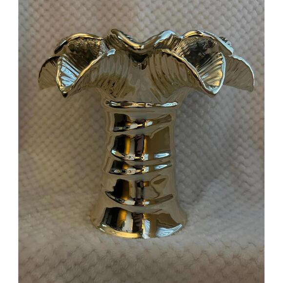 Bath & Body Works Gold Palm Tree Candle Holder - Picture 3 of 5